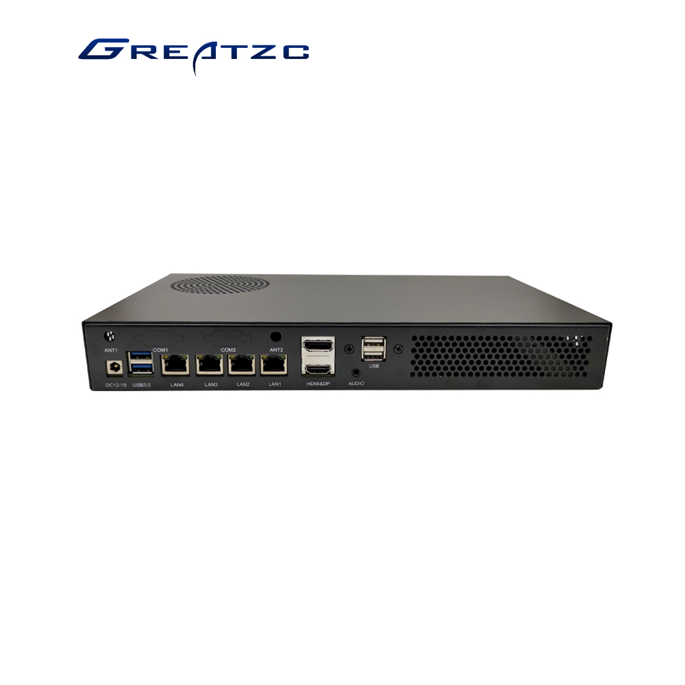 H310四网口软路由网安工控茄子影视色板主机ZC-H78-H3104L