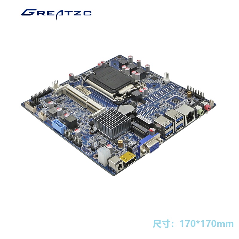 Mini ITX一体机茄子视频黄大片 迷你PC茄子视频黄大片 INTEL H310芯片组 支持9、8、7、6代CPU